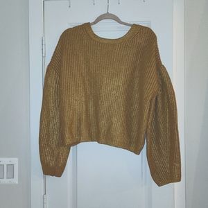Kika Vargas x target metallic back tie sweater